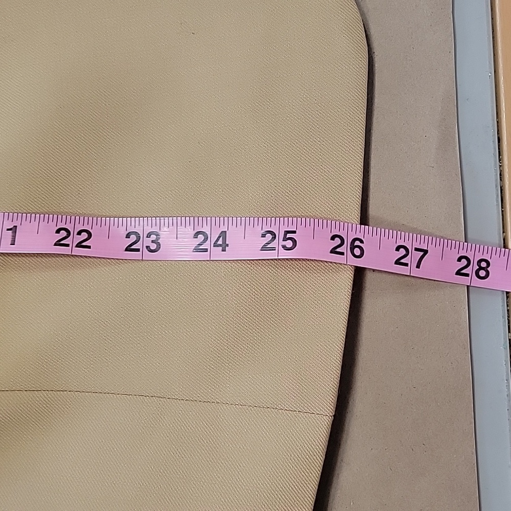 Club Monaco Size 2 Beige Summer Wool Blend Blazer. FLAWED - Picture 13 of 15